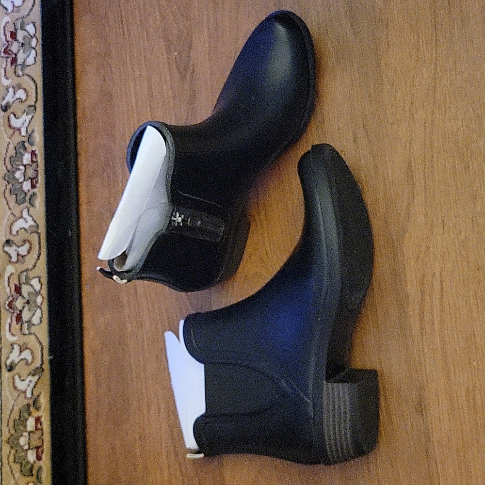 Lucky Brand Basel H2O black rubber rain boots waterproof Size 10 M New